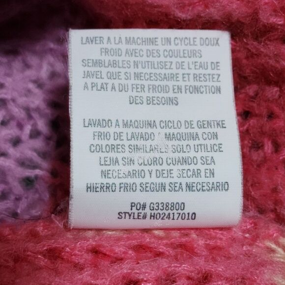 O'Neil Juniors Lake View Striped Drop-Shoulder Sweater Size S Colorful Oversized - Picture 9 of 9